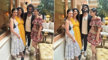 Kapoor Fam Jam: Shanaya Shares Candid Snaps With Khushi, Anshula and Arjun Kapoor From His Birthday Bash (View Pics)