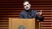 Rahul Gandhi US Trip: &lsquo;Not Seeking Any International Support, Our Fight is Ours&rsquo;, Says Congress Leader at Stanford University (See Pics and Video)