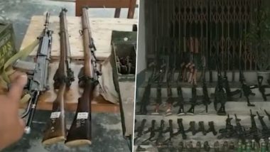 After Amit Shah's Appeal for Peace, 140 Weapons Surrendered at Various Places in Violence-Hit Manipur; Police Share Video