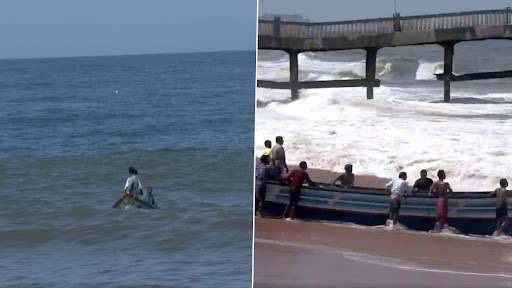 Cyclone Biparjoy: Kerala Issues Warning for Fishermen, Asks Them Not to Venture Into Sea as Cyclonic Storm to Intensify Over Arabian Sea (See Pics)