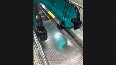 Escalator Accident in South Korea Video: Escalator Suddenly Malfunctions and Reverses at High Speed at Sunae Station, 14 Injured