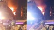 Mumbai Fire: 60 Rescued, One Injured After Blaze Engulfs Building in Zaveri Bazar Area (Watch Video)