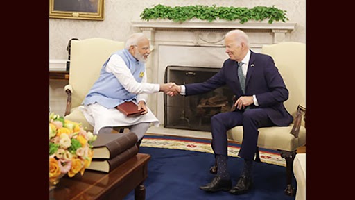 Modi-Biden Bilateral Talks in US: PM Narendra Modi Talks of ‘Bold’ Steps; President Joe Biden Lauds ‘One of Most Defining Relationship of This Century’ (Watch Video)