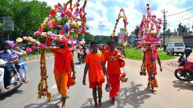 Meat Ban in Uttar Pradesh for Kanwar Yatra 2023: Yogi Adityanath Government Bans Sale of Meat From July 4 on Kanwar Yatra Routes