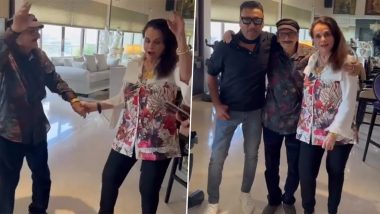 Mumtaz and Biswajit Chatterjee Dance Their Hearts Out; Jackie Shroff's Playful Kisses Add an Extra Dash of Magic (Watch Video)