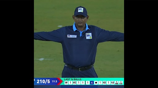 Most Expensive Ball in Cricket History: Abhishek Tanwar Concedes 18 Runs in 1 Delivery During TNPL 2023 Match (Watch Video)