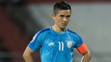 Sunil Chhetri Joins Cristiano Ronaldo and Lionel Messi in Top Four Highest Goal-Scorers in International Football, Achieves Feat During IND vs PAK SAFF 2023 Championship Match