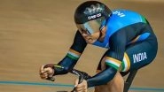 Asian Track Cycling 2023: Ace Indian Cyclist Ronaldo Singh Wins Silver, Sets New National Record