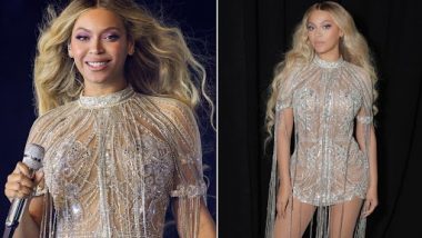 Beyonce's Billion Dollar Look In Nude Embellished Dress From Renaissance Concert Is Simply Wow! (View Pics)