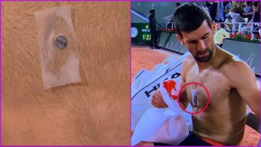 What Was That Thing on Novak Djokovic's Chest at the French Open 2023? Tennis Star Jokes It's Connected to Iron Man