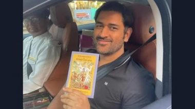 Picture of MS Dhoni Holding Bhagavad Gita in His Hand Upon Arrival in Mumbai Goes Viral