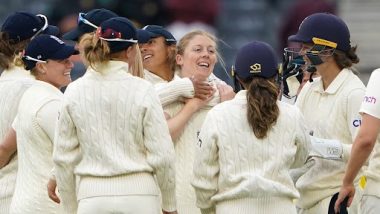 How to Watch ENG W vs AUS W Test 2023 Day 5 Live Streaming Online in India: Get Free Live Telecast Channel Details of England vs Australia Women’s Ashes Cricket Match Score Updates on TV