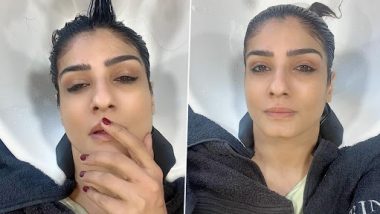 Raveena Tandon Unwinds with Relaxing Hair Champi On A Rainy Day (View Pics)