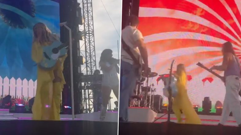 Kelsea Ballerini Struck In The Face By Object While Performing Onstage In Idaho (Watch Video)