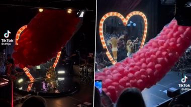 Sabrina Carpenter Expresses Frustration Over Balloon Mishap at Concert: F*cking Hell, Man! (Watch Video)