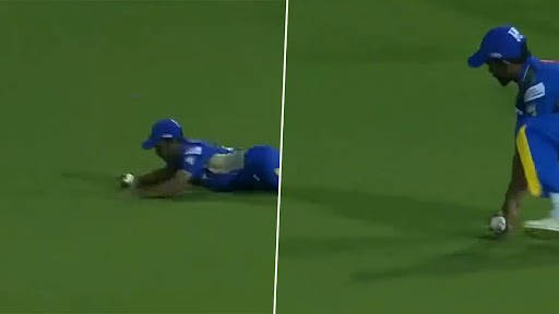 ‘Leap of Faith’ Murugan Ashwin Takes Sensational Flying Catch During TNPL 2023 Match Between Siechem Madurai Panthers and Dindigul Dragons (Watch Video)