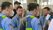 Lionel Messi, Argentina&rsquo;s World Cup Winning Footballer, Detained at Beijing Airport Over Passport Issues (Watch Video)