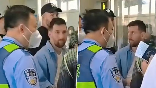 Lionel Messi, Argentina’s World Cup Winning Footballer, Detained at Beijing Airport Over Passport Issues (Watch Video)