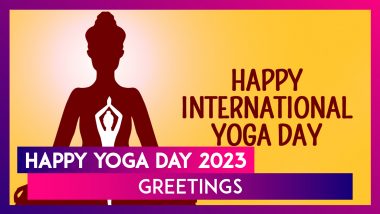 Happy Yoga Day 2023 Greetings and Wishes: Messages and Quotes To Share With Family and Friends