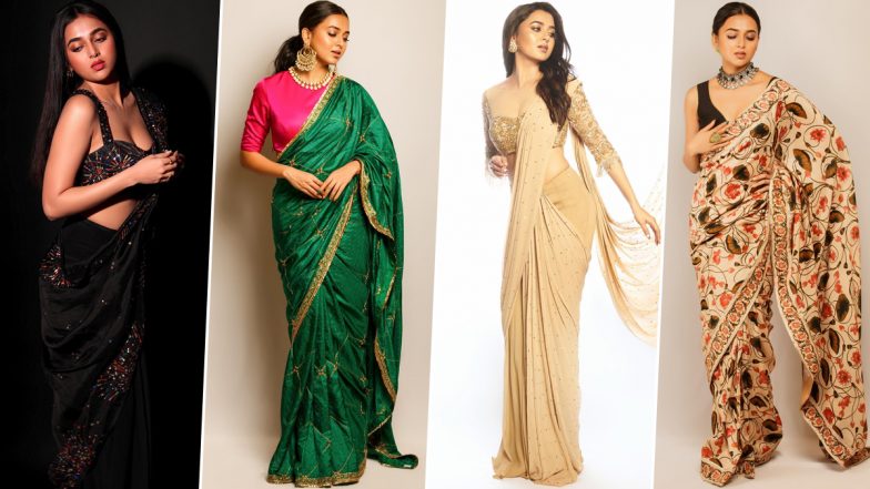 Tejasswi Prakash's Saree Looks That You Can Try For the Upcoming Festive Season!