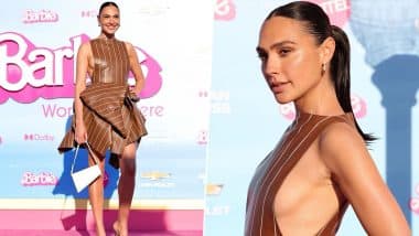 Gal Gadot Flashes Side Boob in Asymmetrical Dress at Barbie World Premiere, View Hot Pics of Heart of Stone Star