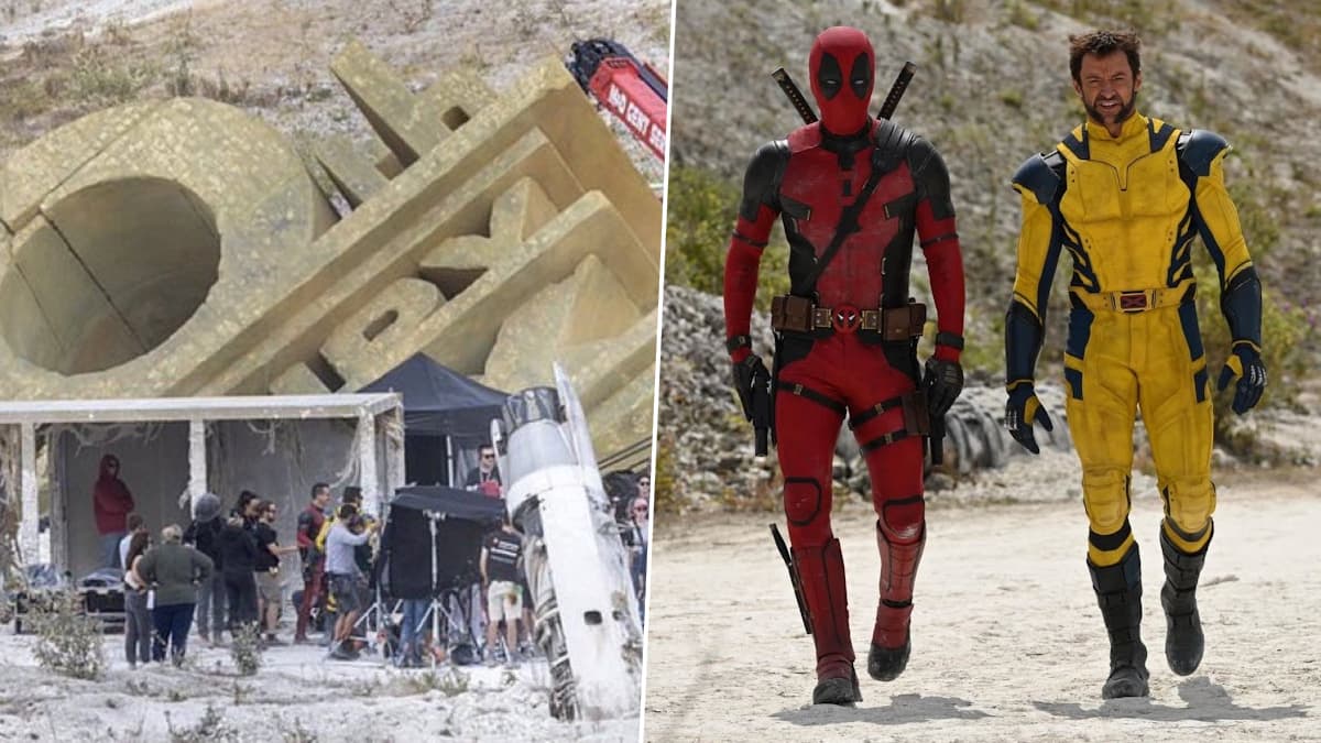 Fotos do set de Deadpool 3 mostram logo da Fox destruído e mais Wolverine