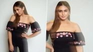 Huma Qureshi Stuns in Off-Shoulder Black Outfit For Tarla Promotions (View Pics)