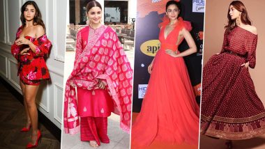 Alia Bhatt's a Connoisseur of Red Outfits, Proof in Pics!