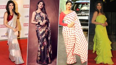 Priyanka Chopra Birthday: Check Out Stunning Saree Looks of Our Favourite Desi Girl!