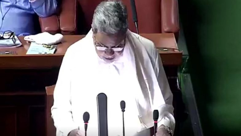 Karnataka Budget 2023-24: CM Siddaramaiah Presents State Budget in Assembly, Allocates Rs 37,587 Crore for Education