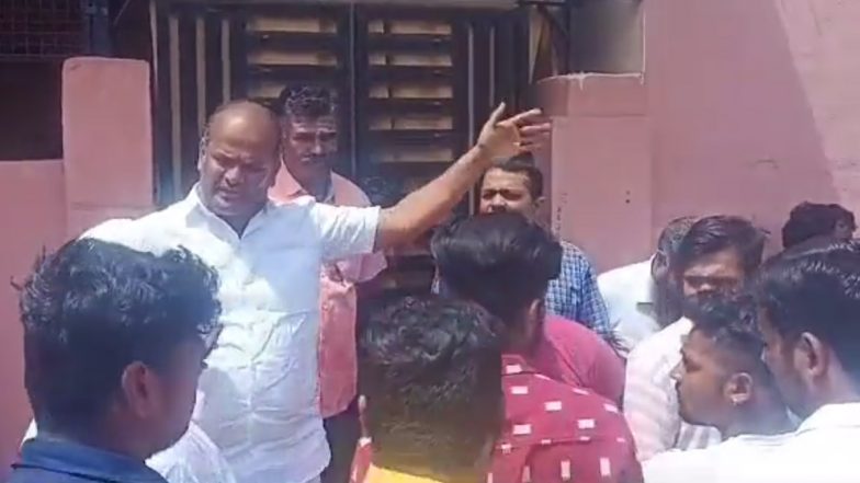 Karnataka: BJP MLA Sharanu Salgar, Eight Others Booked for Allegedly Threatening and Abusing Man During Bakrid Celebrations (Watch Video)