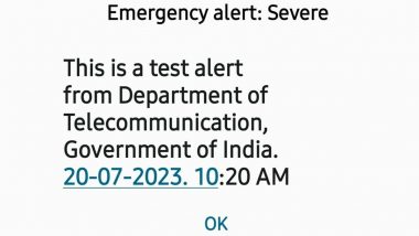 Emergency Alert Notification Flashes on People's Mobile Phones, 'Test Message' Triggers Panic Among Citizens