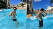 SEVENTEEN&rsquo;s Mingyu Bares His Abs While Swimming Shirtless in the Summer Heat, View Hot Pics of the Rapper With Woozi