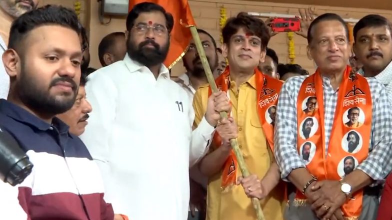 Another Blow To Uddhav Camp, Aaditya Thackeray Loyalist Rahul Kanal Joins Shiv Sena in Eknath Shinde's Presence (Watch Video)