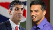 Rahul Dravid Is Rishi Sunak&rsquo;s Favourite Cricket Player, UK PM Says &lsquo;Loved His Technique, Attitude, Personality&rsquo;