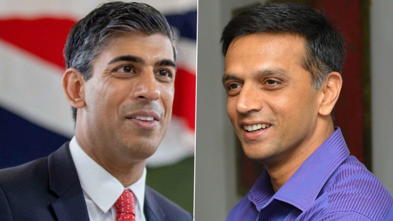 Rahul Dravid Is Rishi Sunak’s Favourite Cricket Player, UK PM Says ‘Loved His Technique, Attitude, Personality’