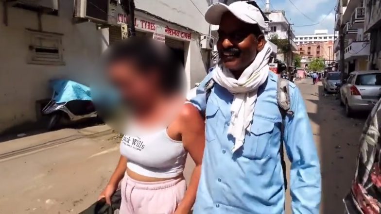 Foreign Tourist Molested in Jaipur Video: Auto-Rickshaw Driver Stalks, Touches Woman Traveller Inappropriately, Arrested After Clip Goes Viral