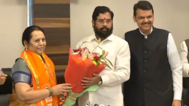 Neelam Gorhe, Deputy Chairperson of Maharashtra Legislative Council, Joins Shiv Sena Led by CM Eknath Shinde (Watch Video)