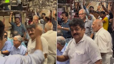 'Kaanta Laga' in Mumbai Local Viral Video! Men Dance and Sing Popular Song, Video Goes Viral (Watch)