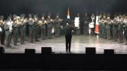 PM Modi in France: Indian Army&rsquo;s Rajputana Rifles Band Performs at La Seine Musicale in Paris Ahead of Prime Minister Narendra Modi&rsquo;s Address (Watch Video)