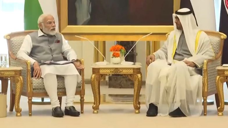 Menu for PM Modi During UAE Visit: Harees and Dates Salad, Grilled Vegetables With Masala Sauce in Starter, Take a Look at Full Veg Menu for Prime Minister Narendra Modi