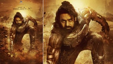 Project K: Prabhas’ First Look as a Superhero Revealed! Actor Dons Suit of Armour and Man-Bun in This New Avatar (View Pic)