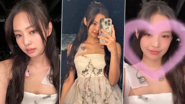 BLACKPINK's Jennie Looks Gorgeous in Printed White Dress, K-Pop Idol Shares Stylish Photo Dump On Insta