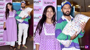 Vatsal Sheth and Ishita Dutta Leave the Hospital With Their Baby Boy! Watch Video of the Couple Heading Home All Smiles