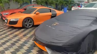 Luxury Cars Racing in Hyderabad: Six Men Race Ferrari, Lamborghini And Other High-End Vehicles in Kokapet, Booked