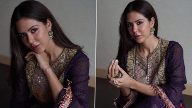 Sonam Bajwa Oozes Grace in Embellished Salwar Suit, Carry On Jatta 3 Actor Shares Gorgeous Pics on Insta