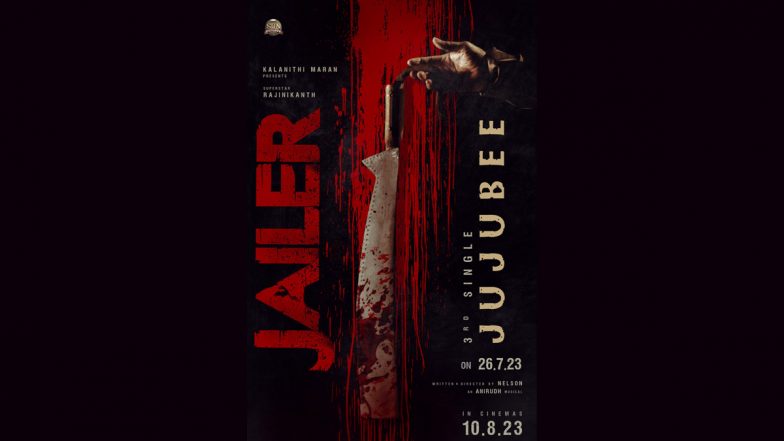 Jailer: Third Song 'Jujubee' To Release on July 26 at This Time; Check Out Cool New Poster of Rajinikanth’s Film!