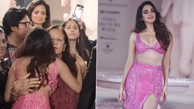 Kiara Advani Expresses Happiness After Siddharth Malhotra’s Fam See Her ‘Walking the Ramp’ in Breathtaking Barbie Inspired Outfit (View Pics and Video)