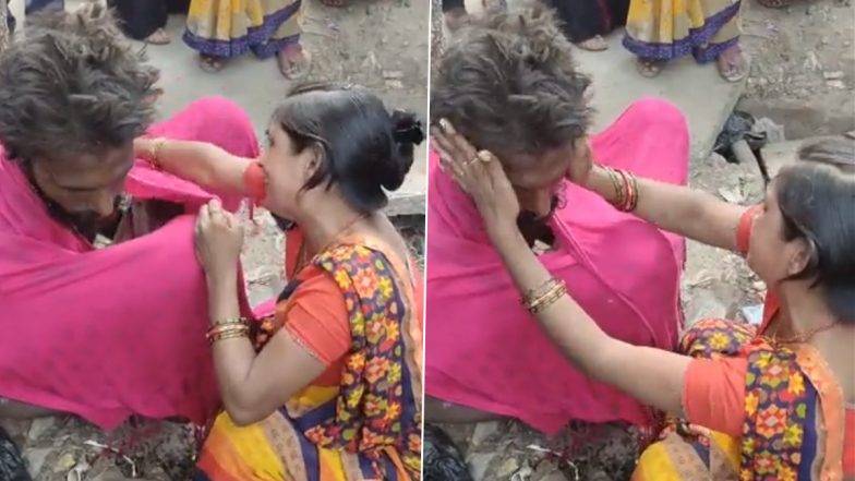 Uttar Pradesh: Man Who Went Missing 10 Years Ago Reunited With Wife in Ballia, Heartwarming Video Surfaces