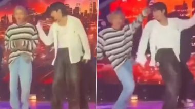 BTS V Aka Kim Taehyung Joins Jungkook on Stage as the Latter Performs His New Single 'Seven' (Watch Video)